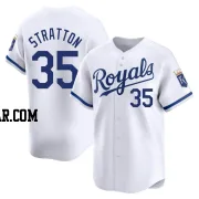 Chris Stratton Men's Kansas City Royals White Limited Home Jersey