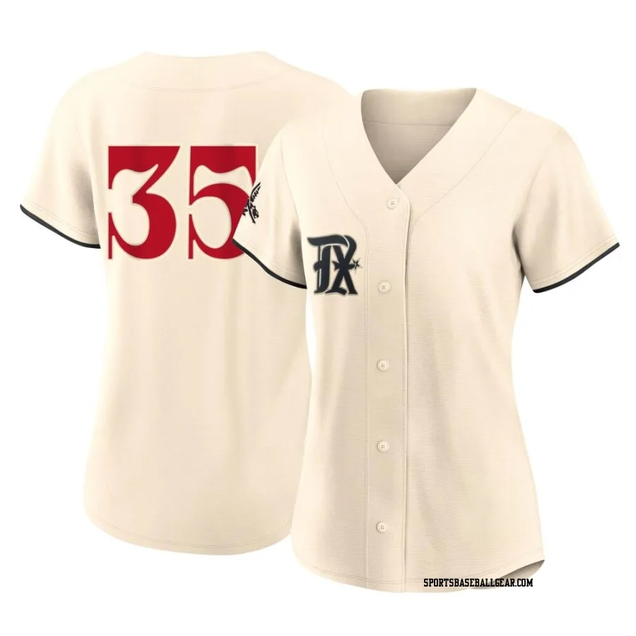 Chris Stratton Women's Texas Rangers Cream Authentic 2023 City Connect Jersey