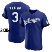 Chris Taylor Men's Los Angeles Dodgers Royal Authentic 2021 City Connect Jersey