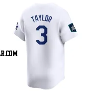 Chris Taylor Men's Los Angeles Dodgers White Limited 2024 World Tour Seoul Series Home Jersey