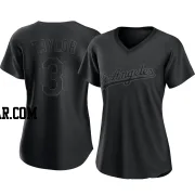 Chris Taylor Women's Los Angeles Dodgers Black Replica Pitch Fashion Jersey