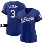 Chris Taylor Women's Los Angeles Dodgers Royal Authentic 2021 City Connect Jersey