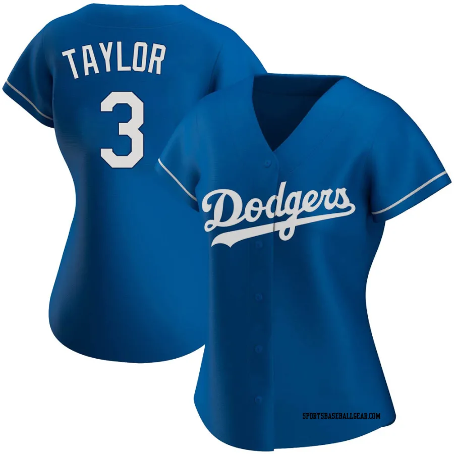 Chris Taylor Women's Los Angeles Dodgers Royal Replica Alternate Jersey