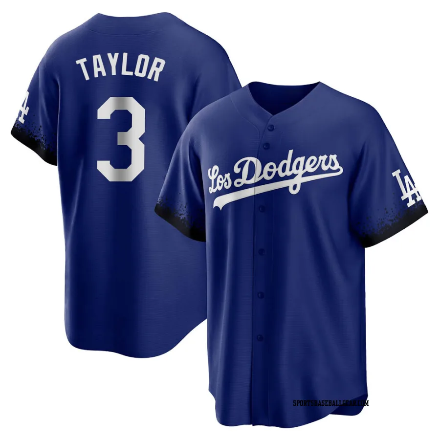 Chris Taylor Youth Los Angeles Dodgers Royal Replica 2021 City Connect Jersey