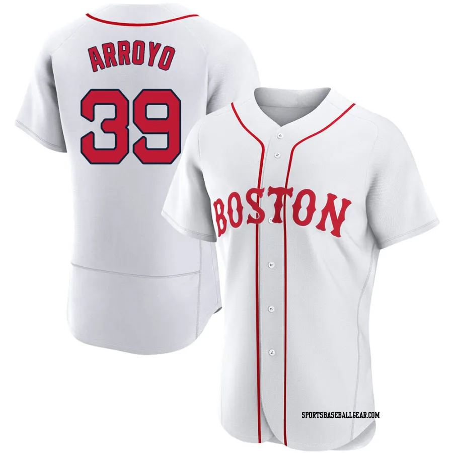 Christian Arroyo Men's Boston Red Sox White Authentic 2021 Patriots' Day Jersey