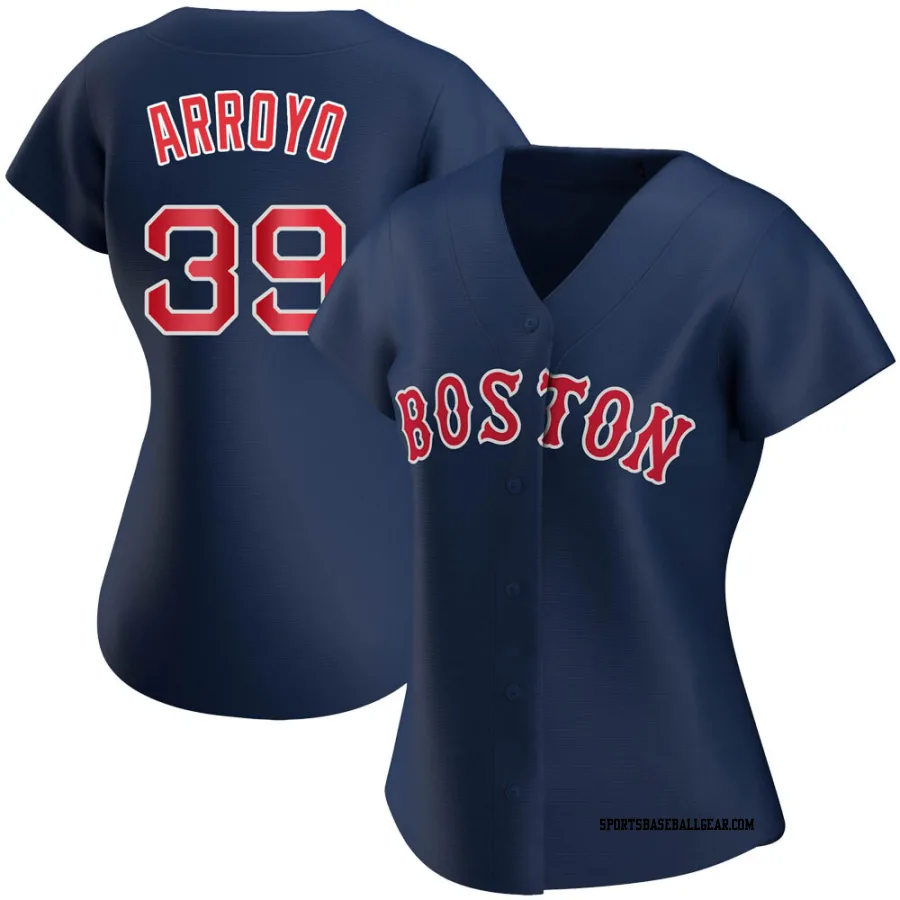 Christian Arroyo Women's Boston Red Sox Navy Authentic Alternate Jersey