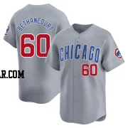 Christian Bethancourt Men's Chicago Cubs Gray Limited Road Jersey