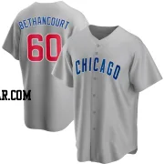 Christian Bethancourt Men's Chicago Cubs Gray Replica Road Jersey