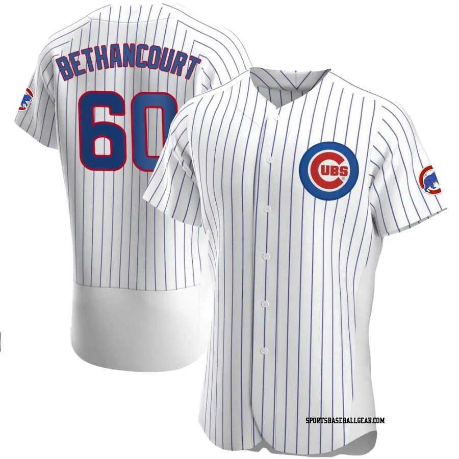 Christian Bethancourt Men's Chicago Cubs White Authentic Home Jersey