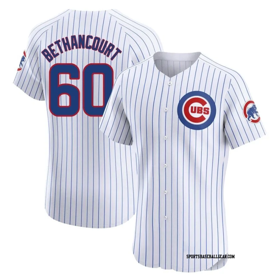 Christian Bethancourt Men's Chicago Cubs White Elite Home Jersey