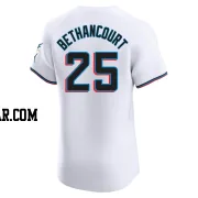 Christian Bethancourt Men's Miami Marlins White Elite Home Jersey