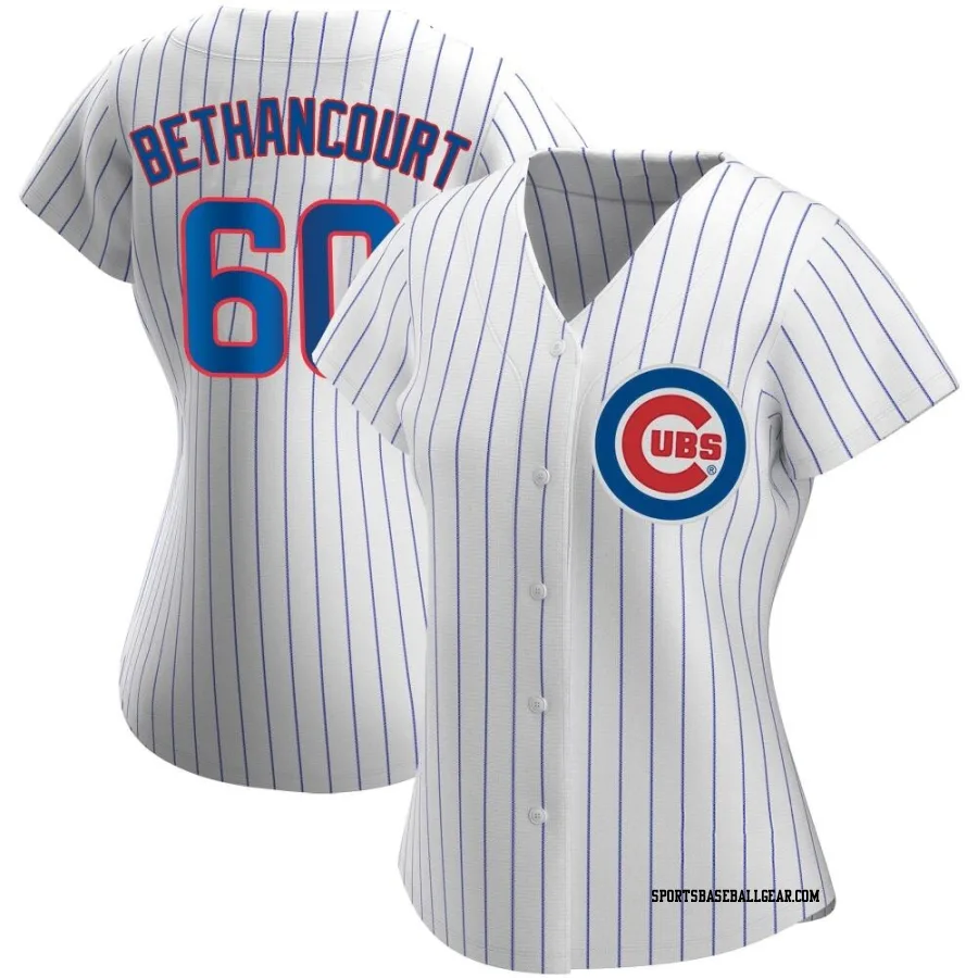 Christian Bethancourt Women's Chicago Cubs White Authentic Home Jersey