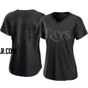 Christian Bethancourt Women's Tampa Bay Rays Black Authentic Pitch Fashion Jersey