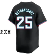 Christian Bethancourt Youth Miami Marlins Black Limited Alternate Jersey