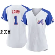 Christian Cairo Women's Atlanta Braves White Authentic 2023 City Connect Jersey