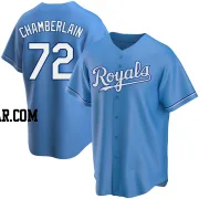 Christian Chamberlain Men's Kansas City Royals Light Blue Replica Alternate Jersey