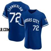 Christian Chamberlain Men's Kansas City Royals Royal Authentic 2022 Alternate Jersey