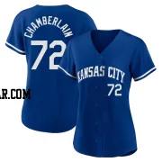 Christian Chamberlain Men's Kansas City Royals Royal Replica 2022 Alternate Jersey