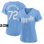 Christian Chamberlain Women's Kansas City Royals Light Blue Authentic 2022 Alternate Jersey