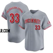 Christian Encarnacion-Strand Men's Cincinnati Reds Gray Limited Away Jersey