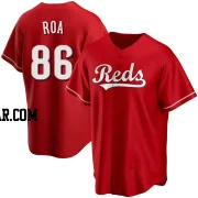 Christian Roa Men's Cincinnati Reds Red Replica Alternate Jersey