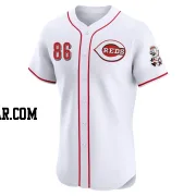 Christian Roa Men's Cincinnati Reds White Elite Home Jersey