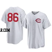 Christian Roa Men's Cincinnati Reds White Replica 2022 Field Of Dreams Jersey