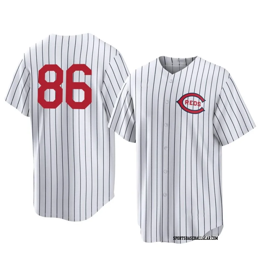 Christian Roa Men's Cincinnati Reds White Replica 2022 Field Of Dreams Jersey