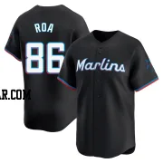 Christian Roa Men's Miami Marlins Black Limited Alternate Jersey