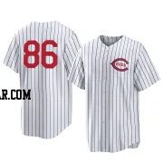 Christian Roa Youth Cincinnati Reds White Replica 2022 Field Of Dreams Jersey