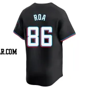 Christian Roa Youth Miami Marlins Black Limited Alternate Jersey