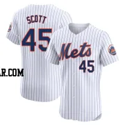 Christian Scott Men's New York Mets White Elite Home Jersey