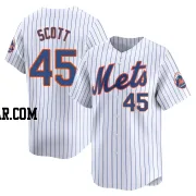 Christian Scott Men's New York Mets White Limited Home Jersey