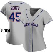 Christian Scott Women's New York Mets Gray Authentic Road Jersey