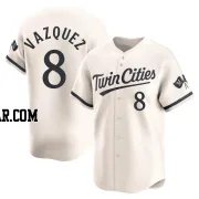 Christian Vazquez Men's Minnesota Twins Cream Limited Alternate Jersey