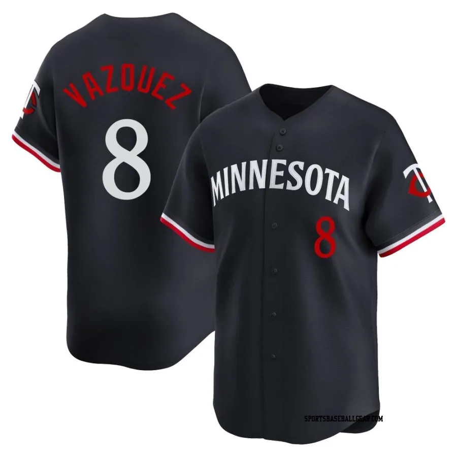 Christian Vazquez Men's Minnesota Twins Navy Limited Alternate Jersey