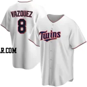 Christian Vazquez Men's Minnesota Twins White Replica Home Jersey