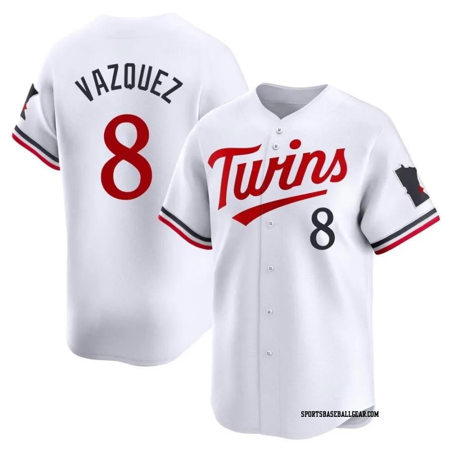 Christian Vazquez Youth Minnesota Twins White Limited Home Jersey