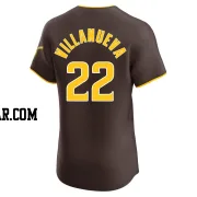 Christian Villanueva Men's San Diego Padres Brown Elite Road Vapor Premier Jersey