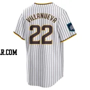 Christian Villanueva Men's San Diego Padres White Replica 2024 World Tour Seoul Series Home Jersey