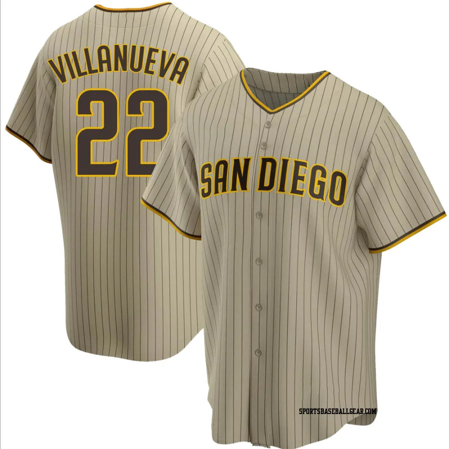 Christian Villanueva Youth San Diego Padres Sand/Brown Replica Alternate Jersey