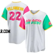 Christian Villanueva Youth San Diego Padres White Replica 2022 City Connect Jersey