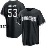 Christian Walker Men's Arizona Diamondbacks Black/White Replica Jersey