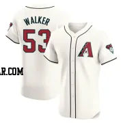 Christian Walker Men's Arizona Diamondbacks Cream Elite Home Jersey