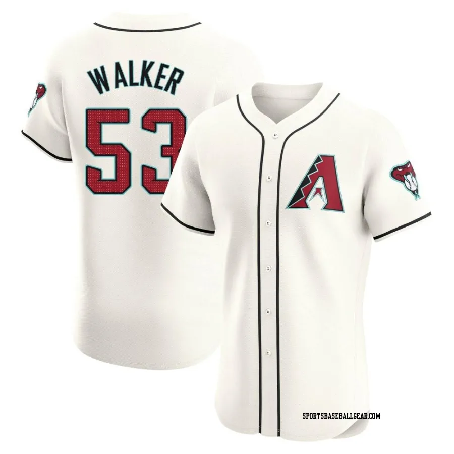 Christian Walker Men's Arizona Diamondbacks Cream Elite Home Jersey