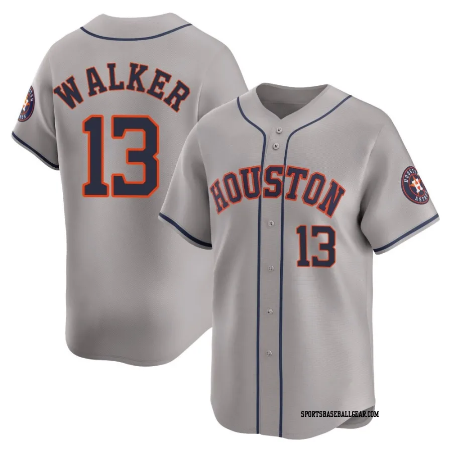 Christian Walker Men's Houston Astros Gray Limited Away Jersey