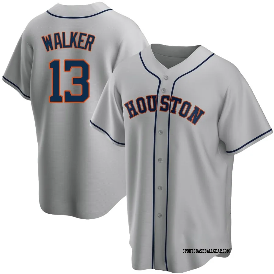 Christian Walker Men's Houston Astros Gray Replica Road Jersey