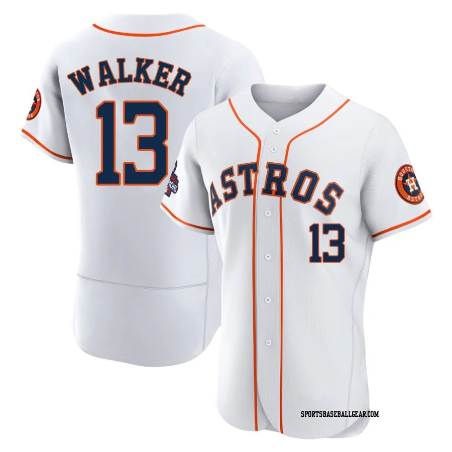 Christian Walker Men's Houston Astros White Authentic 2022 World Series Champions Home Jersey