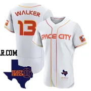 Christian Walker Men's Houston Astros White Authentic 2023 Space City Ready 2 Reign Flex Base Jersey