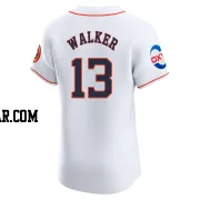 Christian Walker Men's Houston Astros White Elite Home Patch Jersey